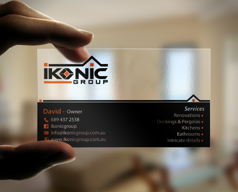Business Card Design by chandrayaan.creative for ikonic group | Design #10949266
