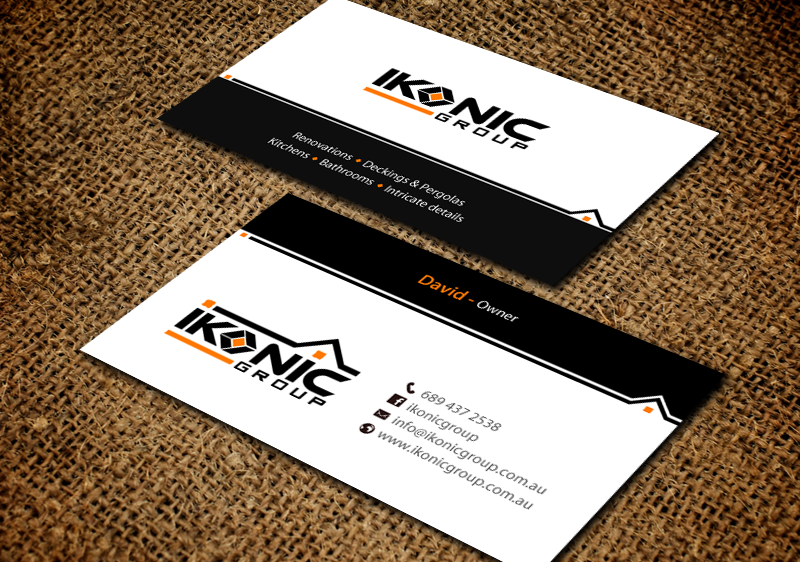 Business Card Design by chandrayaan.creative for ikonic group | Design #10949267