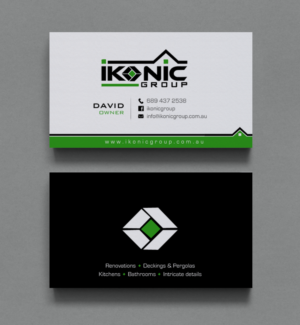 Business Card Design by chandrayaan.creative for ikonic group | Design: #10968416