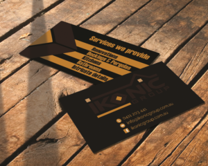 Business Card Design by alhemique1 for ikonic group | Design: #10903689