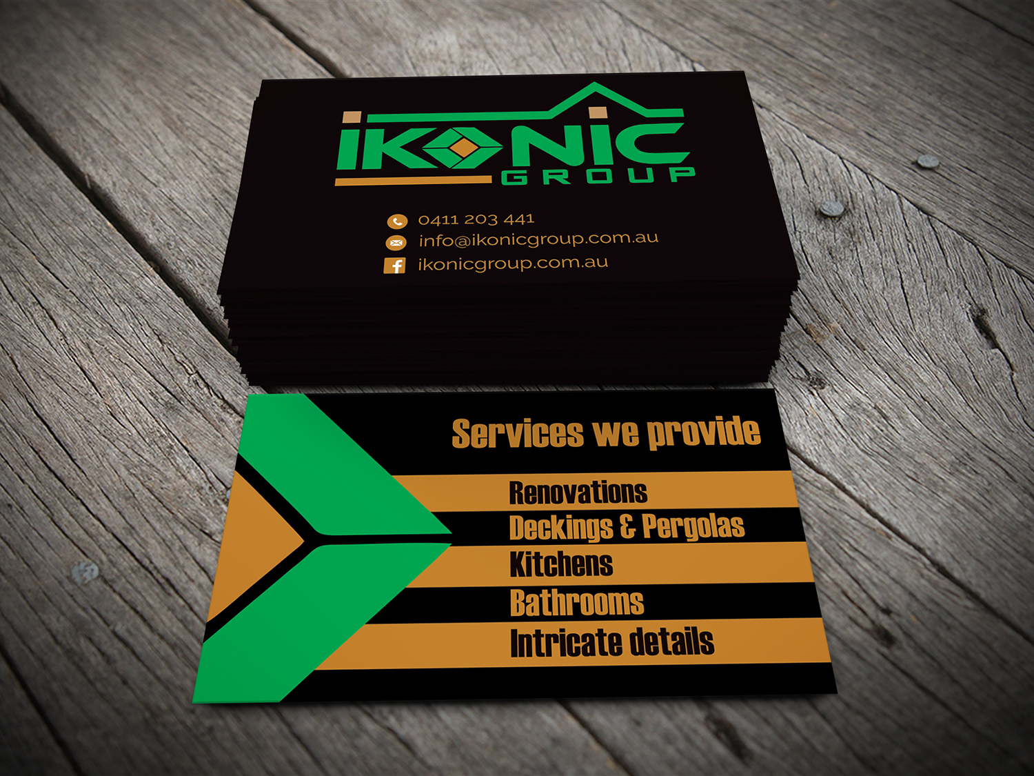 Business Card Design by alhemique1 for ikonic group | Design #10944397