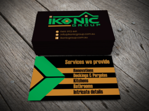 Business Card Design by alhemique1 for ikonic group | Design: #10944397