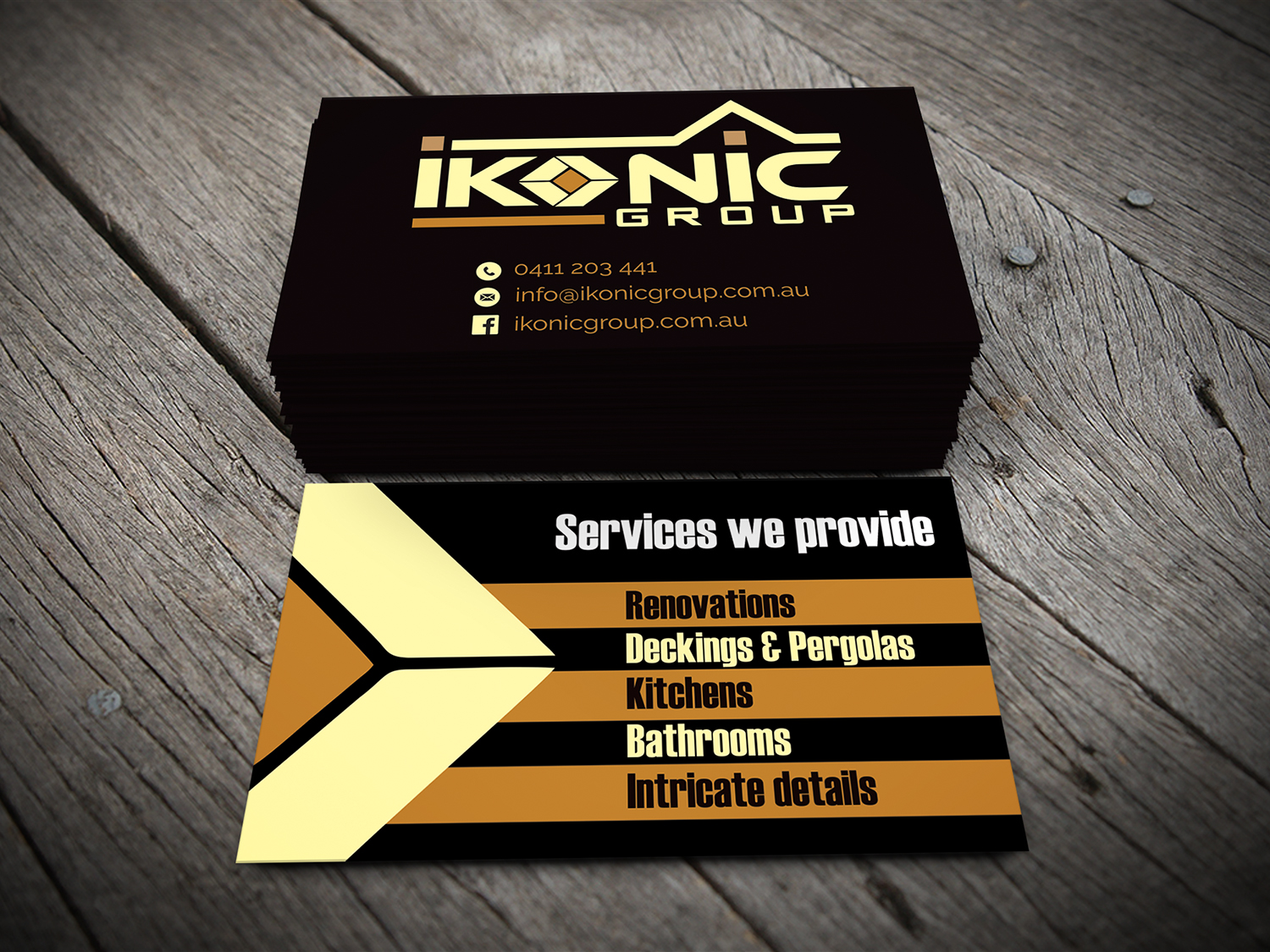Business Card Design by alhemique1 for ikonic group | Design #10944408