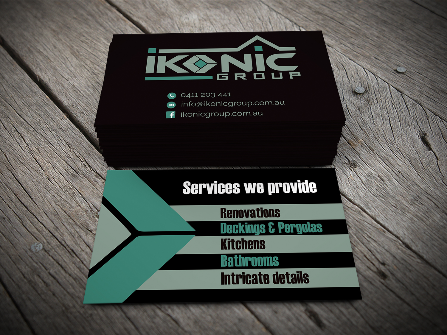 Business Card Design by alhemique1 for ikonic group | Design #10944707