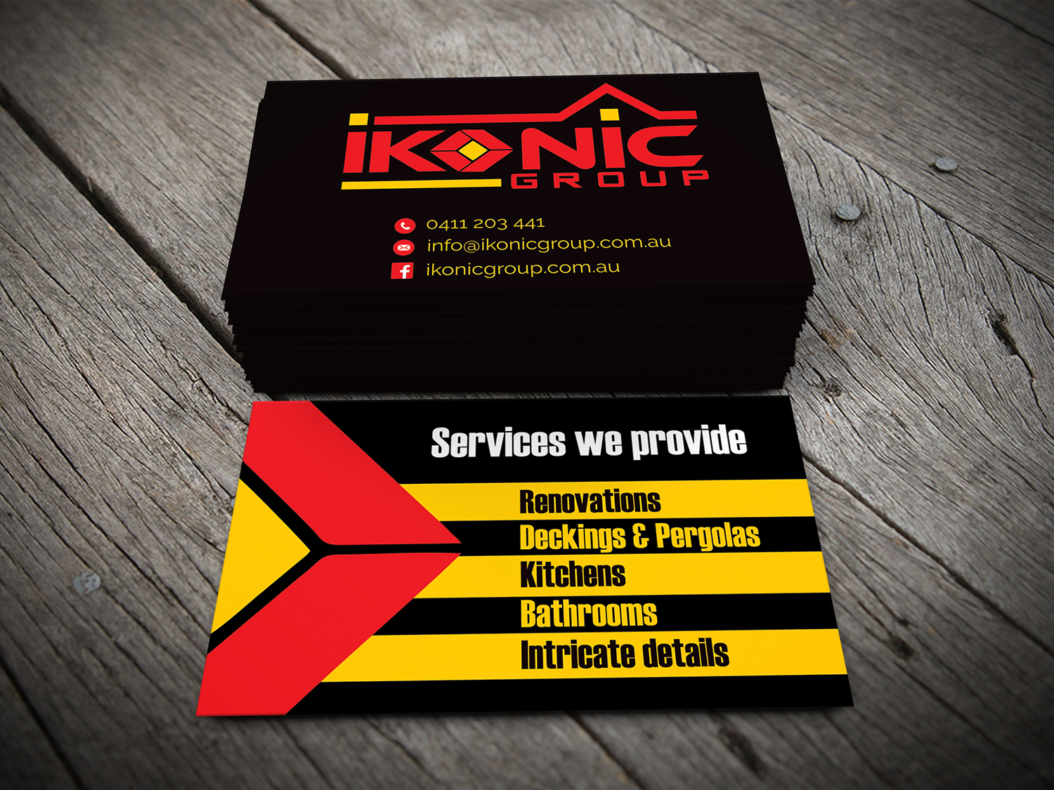 Business Card Design by alhemique1 for ikonic group | Design #10944709