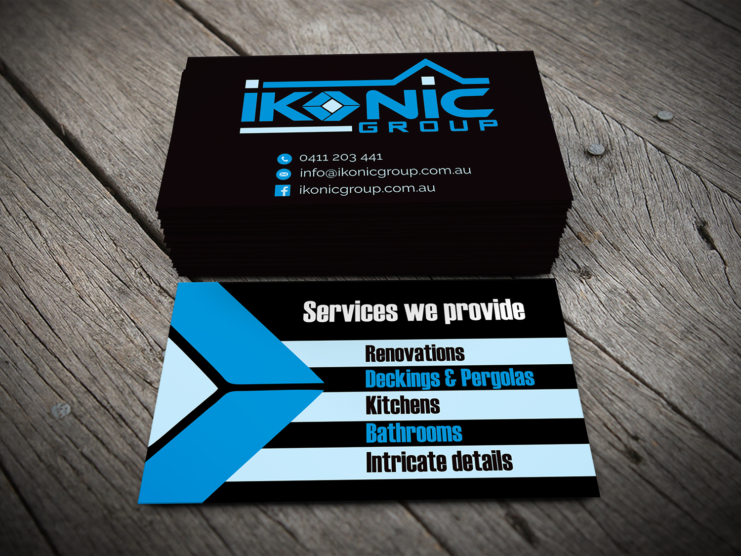 Business Card Design by alhemique1 for ikonic group | Design #10944710