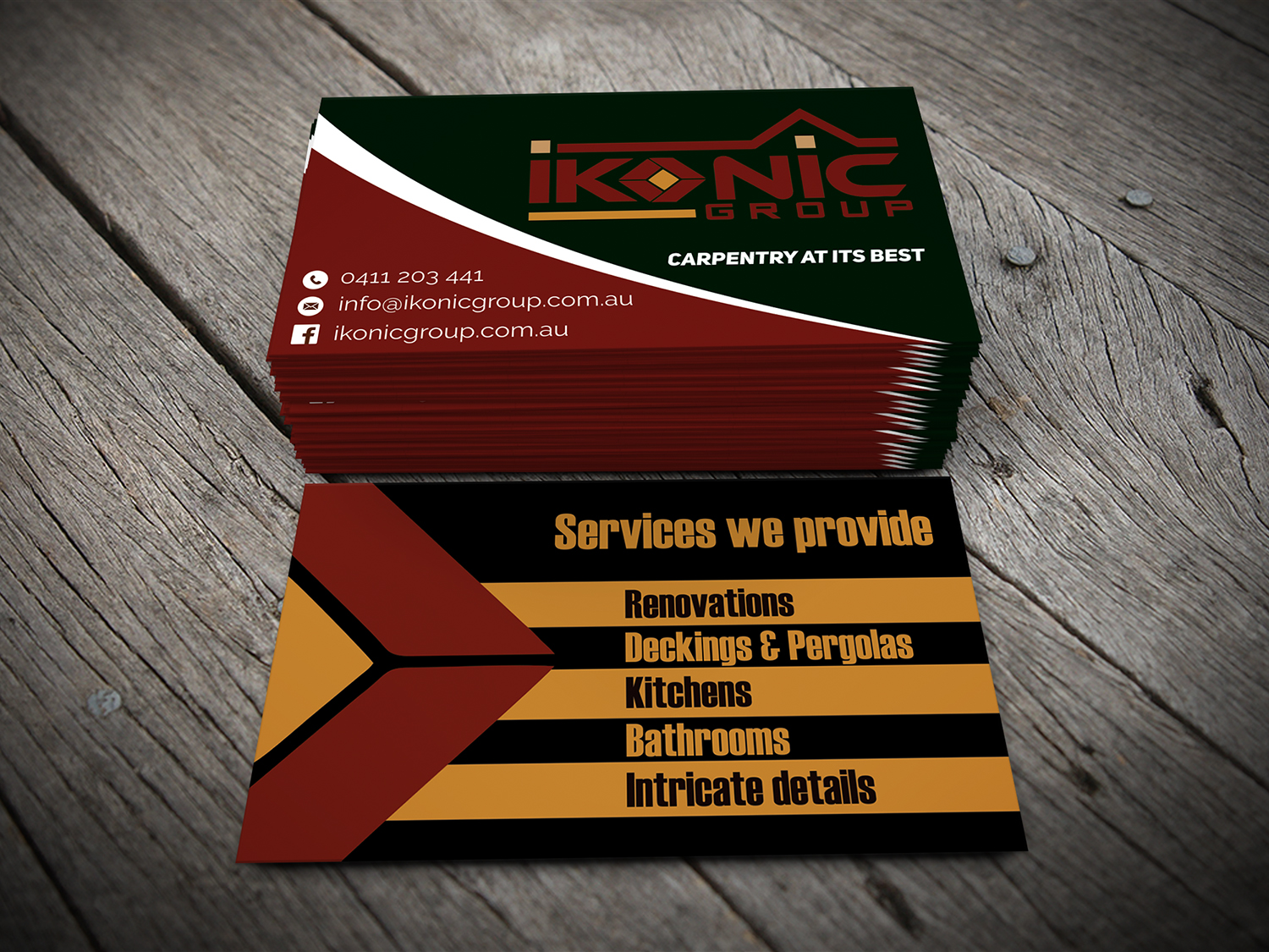 Design de Carte de Visite par alhemique1 pour ikonic group | Design #10993062