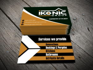 Business Card Design by alhemique1 for ikonic group | Design: #10993064