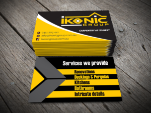 Visitenkarten-Design von alhemique1 für ikonic group | Design: #10993065