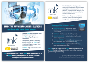 Diseño de Flyer por citygirl17 para The Ink Group | Diseño: #10893296