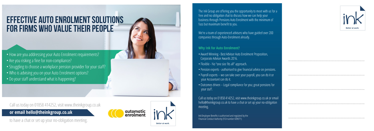 Flyer Design by JCR for The Ink Group | Design #10880482