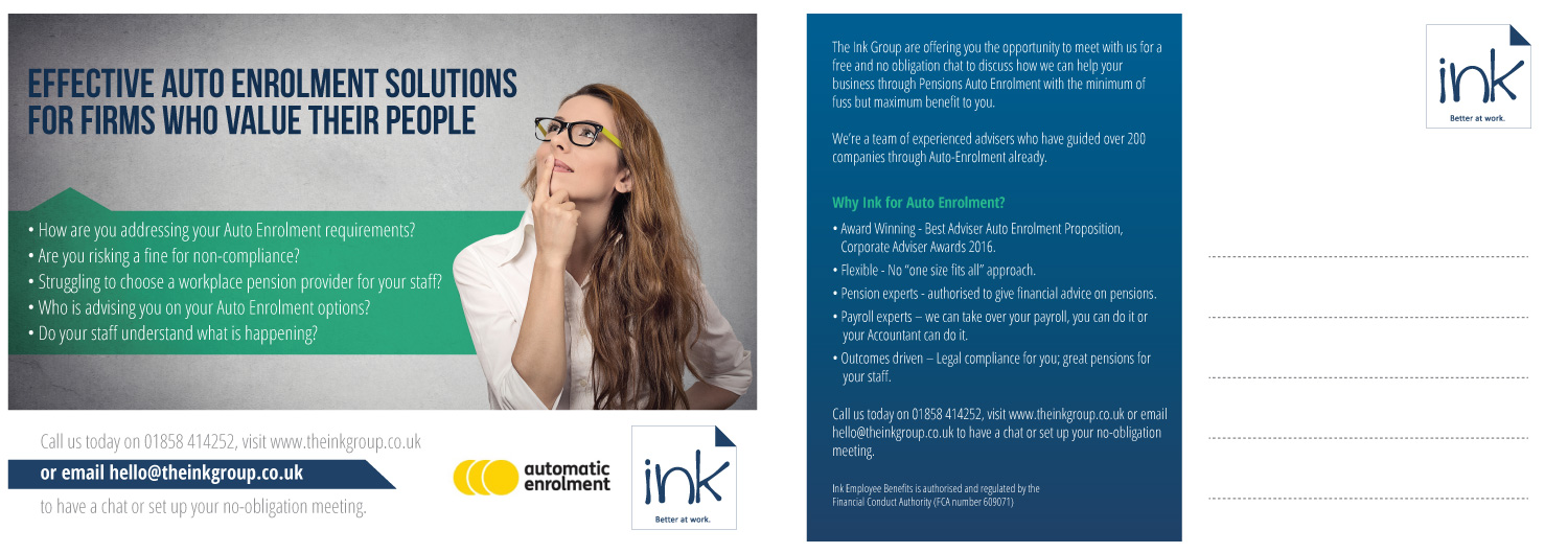 Design de Flyer par JCR pour The Ink Group | Design #10880483