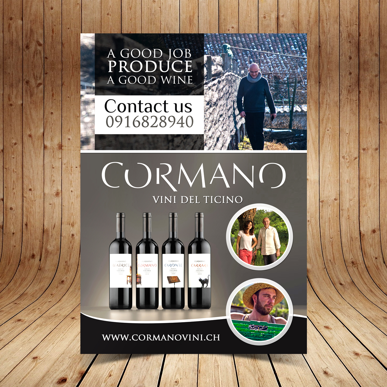 Flyer-Design von debdesign für Cormano Vini | Design #10914855