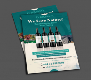 Flyer Design by Kishaloy_D for Cormano Vini | Design #10916605