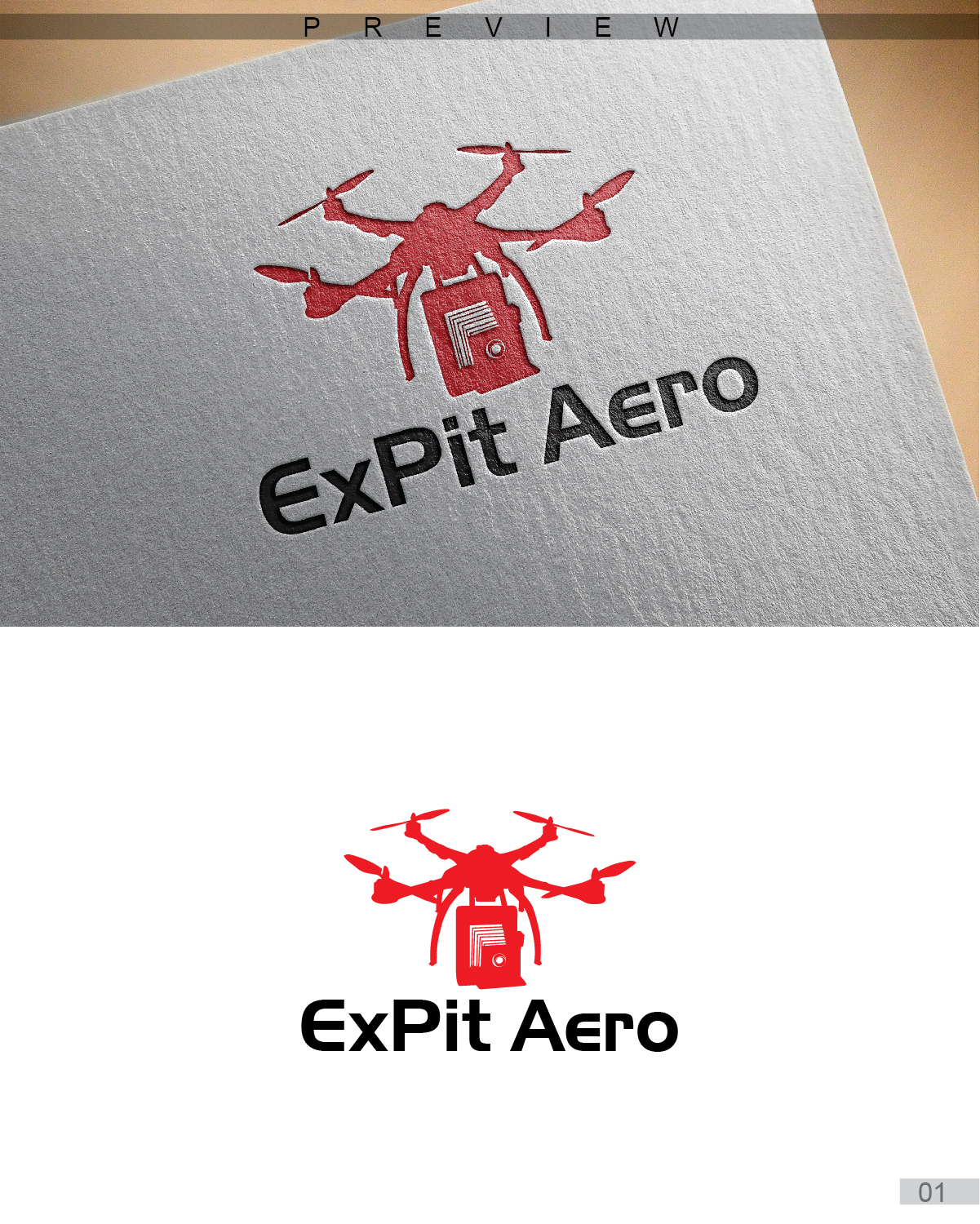 Diseño de Logo por 3Guys para ExPit Enterprises | Diseño #10928063