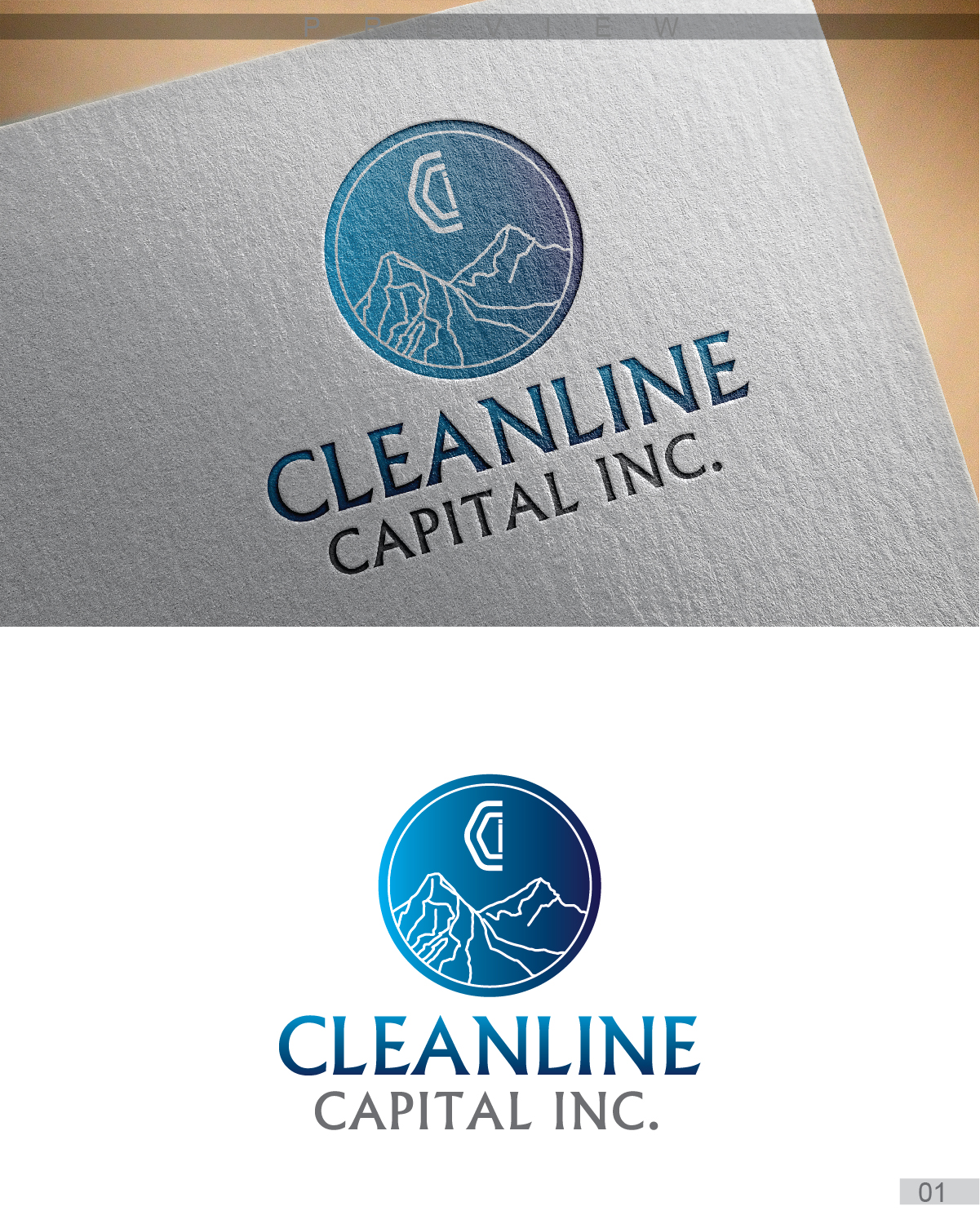 Logo Design by 3Guys for Cleanline Capital Inc. | Design #10889204