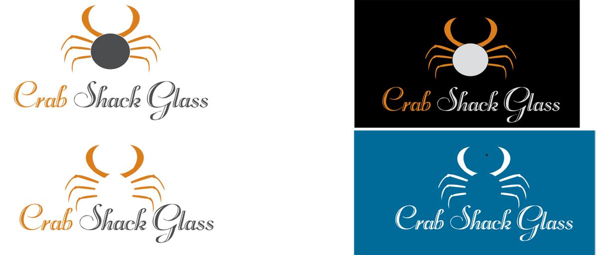 Logo Design by Elkana Letting for Crab Shack Glass | Design #2283540