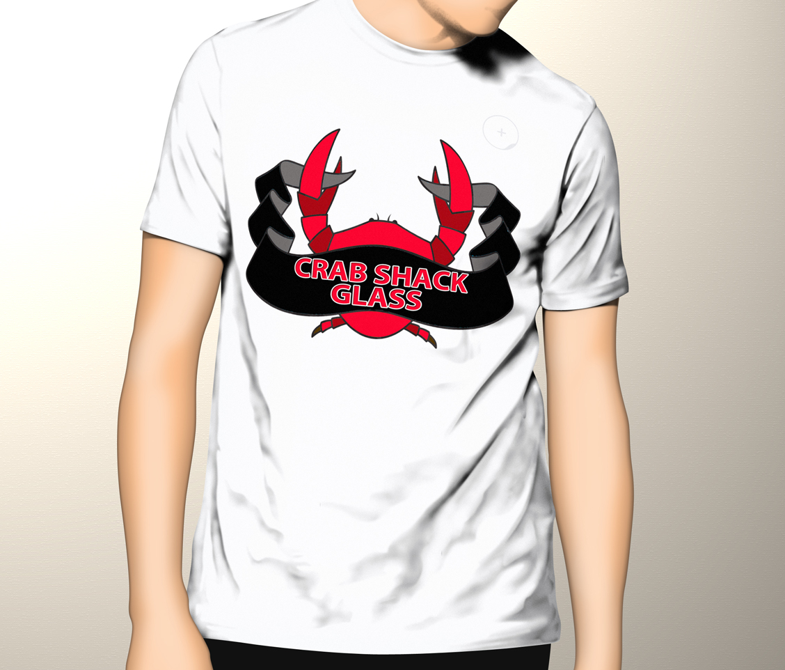 Logo Design by Deon Strydom for Crab Shack Glass | Design #2329031