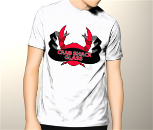 Logo Design by Deon Strydom for Crab Shack Glass | Design: #2329031