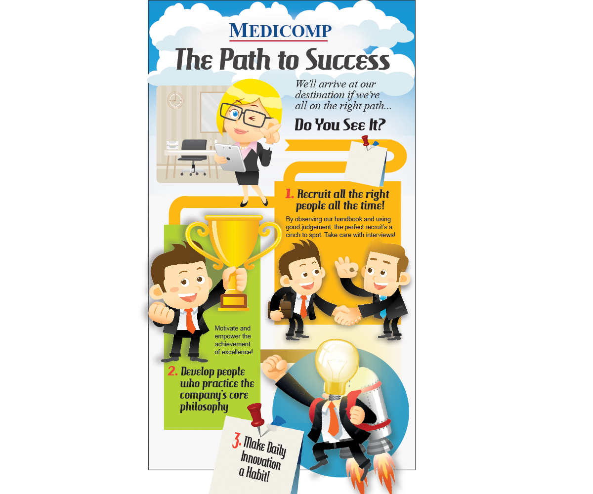 Illustration Design by JAK Nelson for Medicomp, Inc. | Design #2348408