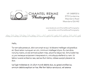 Letterhead Design by gorillalabs