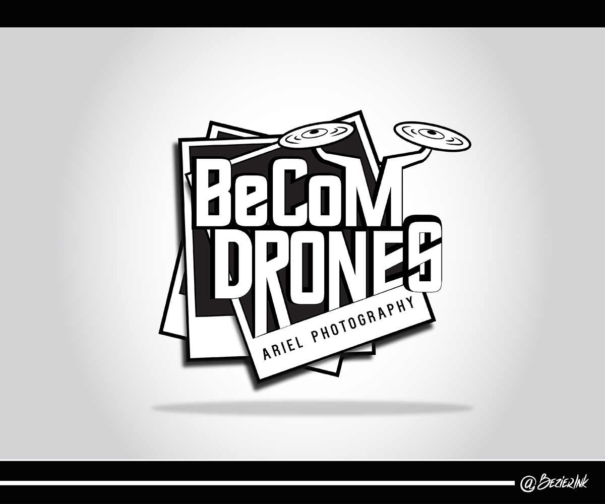 Logo Design by BezierInk Media and Branding for BeCom Drones | Design #10940529