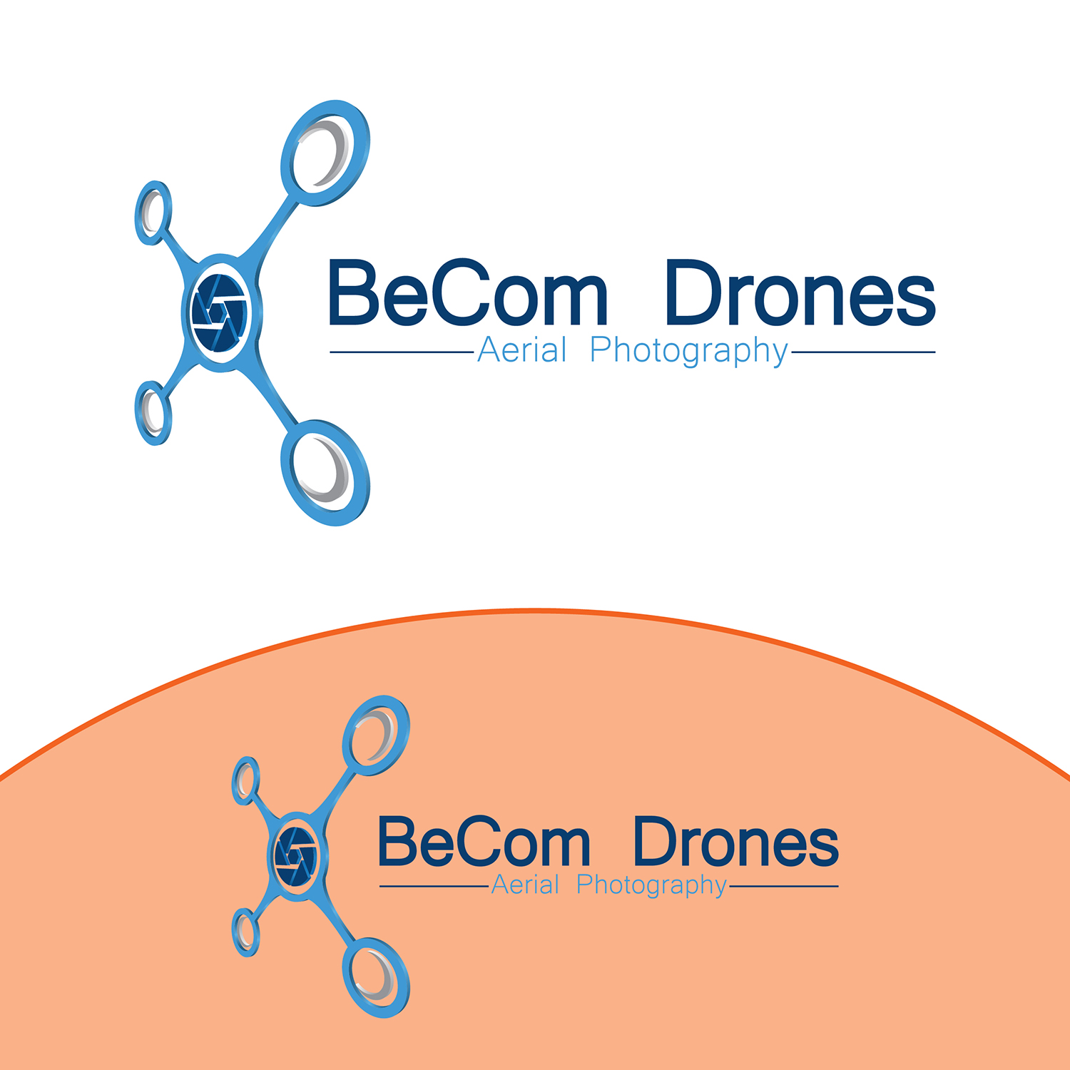 Logo Design by K2 for BeCom Drones | Design #10916609