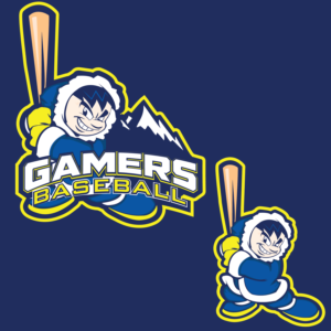 Gamers Baseball, GB, or #Gamersup | Mascot Design by Michael Condello