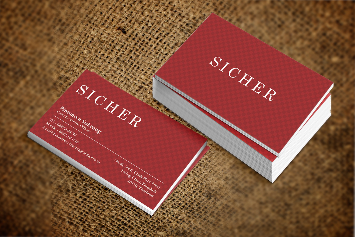 Business Card Design by Sandaruwan for Sicher Company Limited | Design #10901239