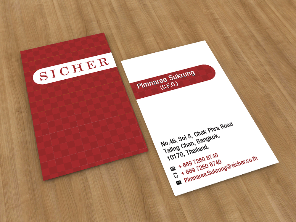 Business Card Design by Anooshaa for Sicher Company Limited | Design #10899965