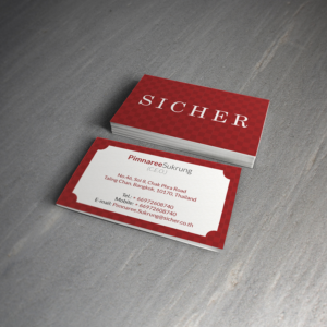 Diseño de Tarjeta de Presentación por Anooshaa para Sicher Company Limited | Diseño: #10899967