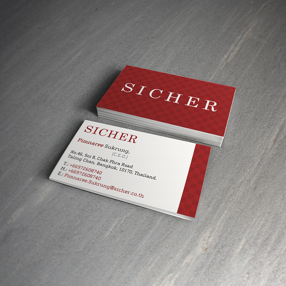 Business Card Design by Anooshaa for Sicher Company Limited | Design #10899968