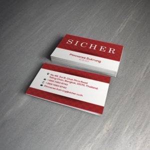 Diseño de Tarjeta de Presentación por Anooshaa para Sicher Company Limited | Diseño: #10899969