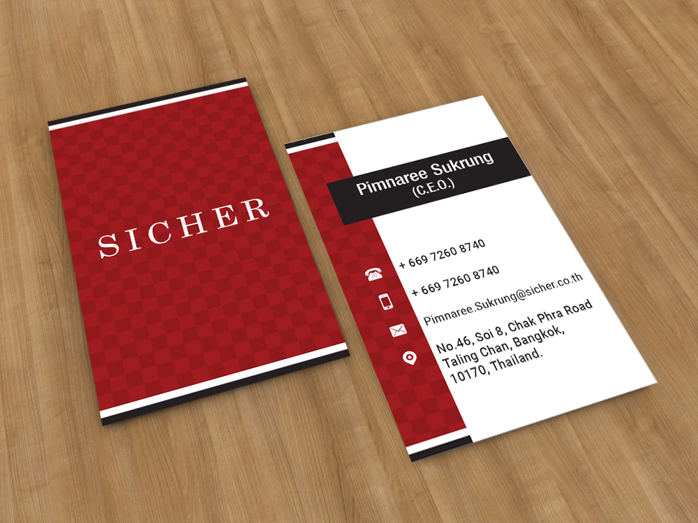 Business Card Design by Anooshaa for Sicher Company Limited | Design #10925469
