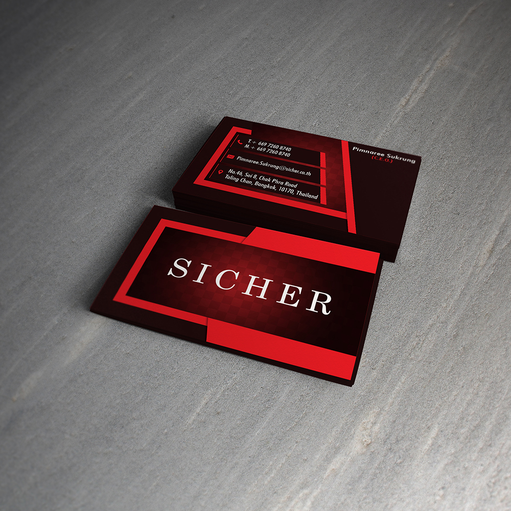 Business Card Design by Anooshaa for Sicher Company Limited | Design #10925472
