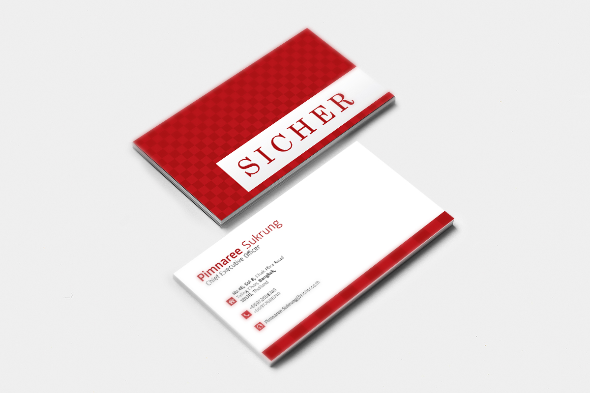 Business Card Design by FilippiniMatiasDG for Sicher Company Limited | Design #10928213