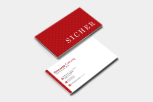 Diseño de Tarjeta de Presentación por FilippiniMatiasDG para Sicher Company Limited | Diseño: #10928219