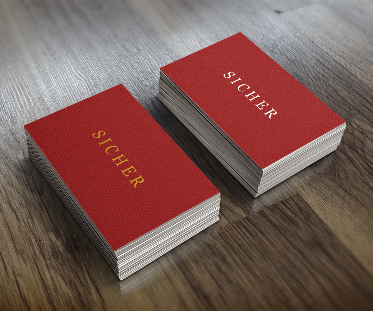 Business Card Design by aglaronde23 for Sicher Company Limited | Design #10898735