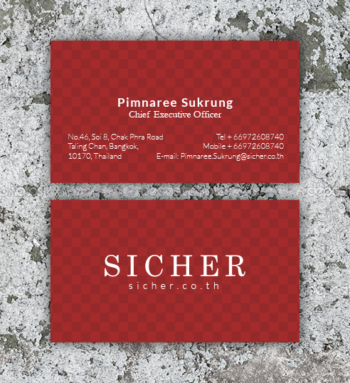 Design de Carte de Visite par Priyo Subarkah pour Sicher Company Limited | Design #10929159
