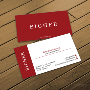 Diseño de Tarjeta de Presentación por Dezero para Sicher Company Limited | Diseño: #10933004