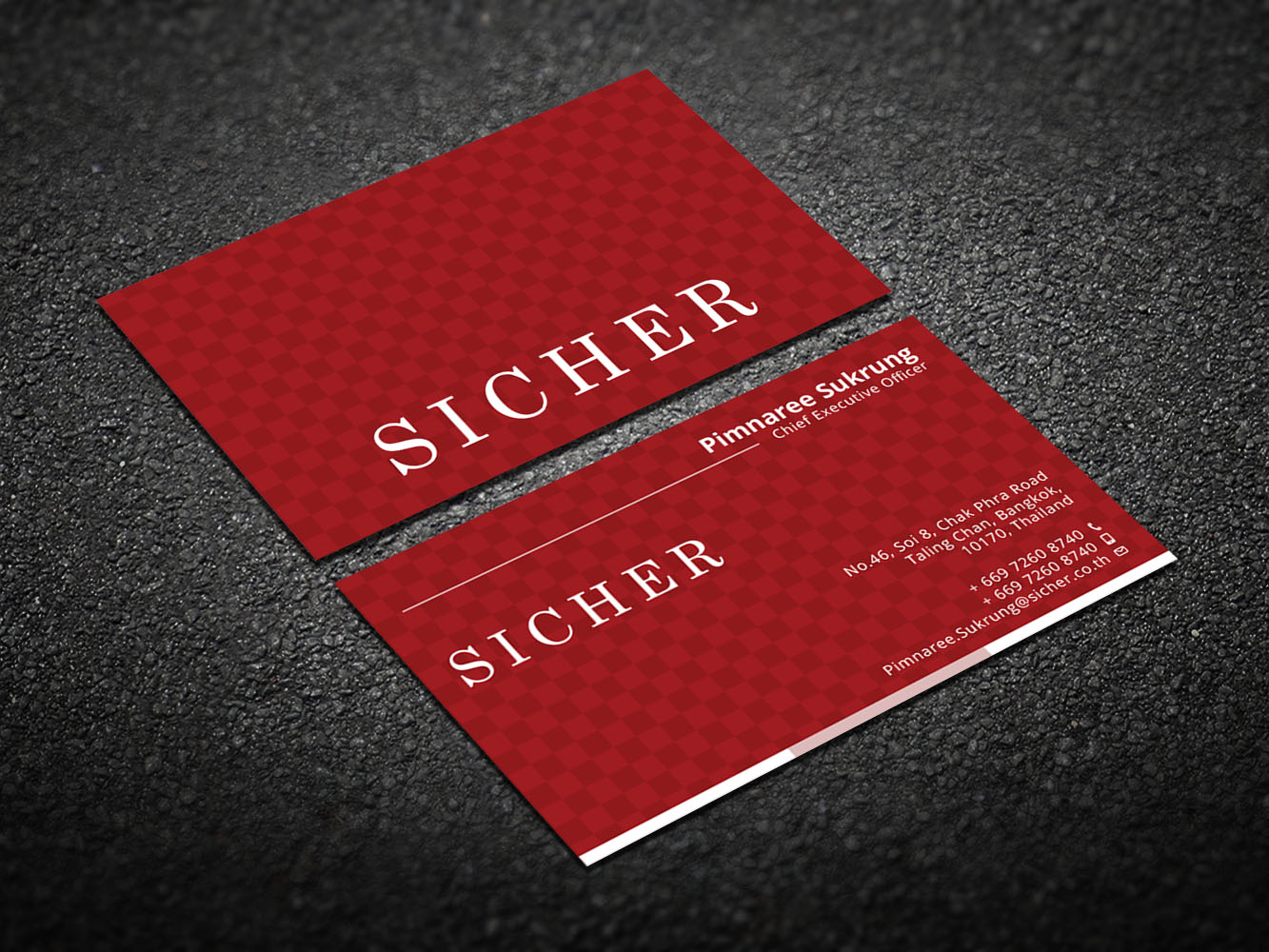 Business Card Design by Verified artistry for Sicher Company Limited | Design #10913088