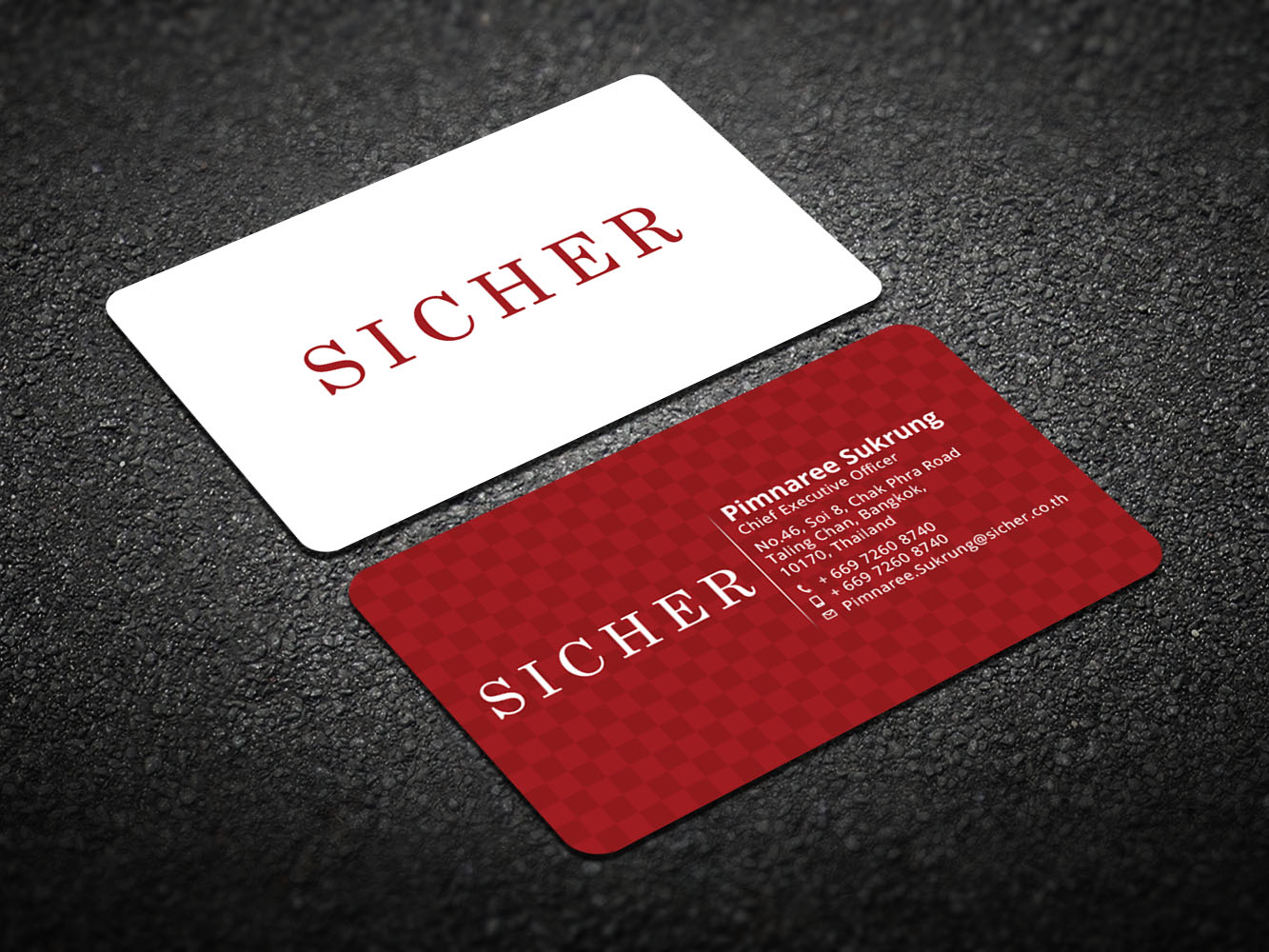 Business Card Design by Verified artistry for Sicher Company Limited | Design #10913103
