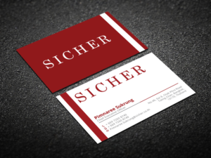 Diseño de Tarjeta de Presentación por Verified artistry para Sicher Company Limited | Diseño: #10913114