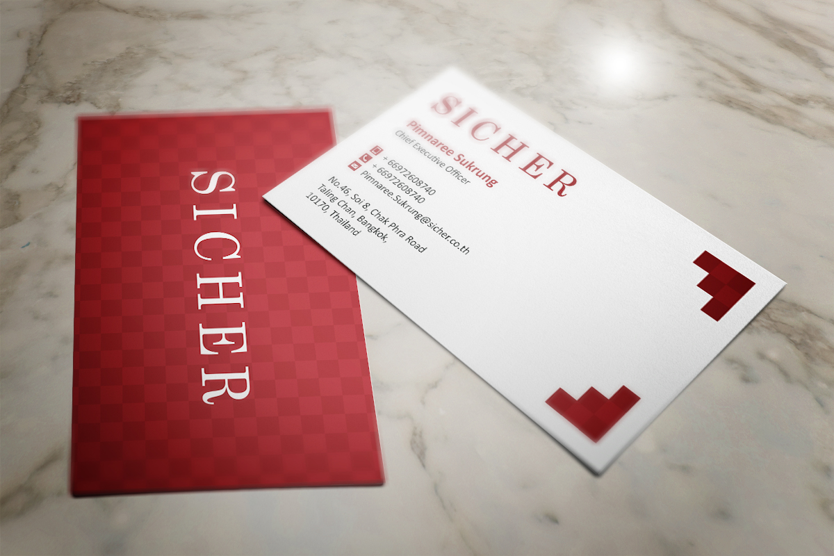 Diseño de Tarjeta de Presentación por Grafactory para Sicher Company Limited | Diseño #10910491