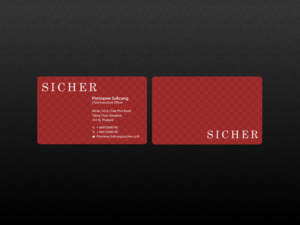Business Card Design by Creations Box 2015 for Sicher Company Limited | Design: #10904475