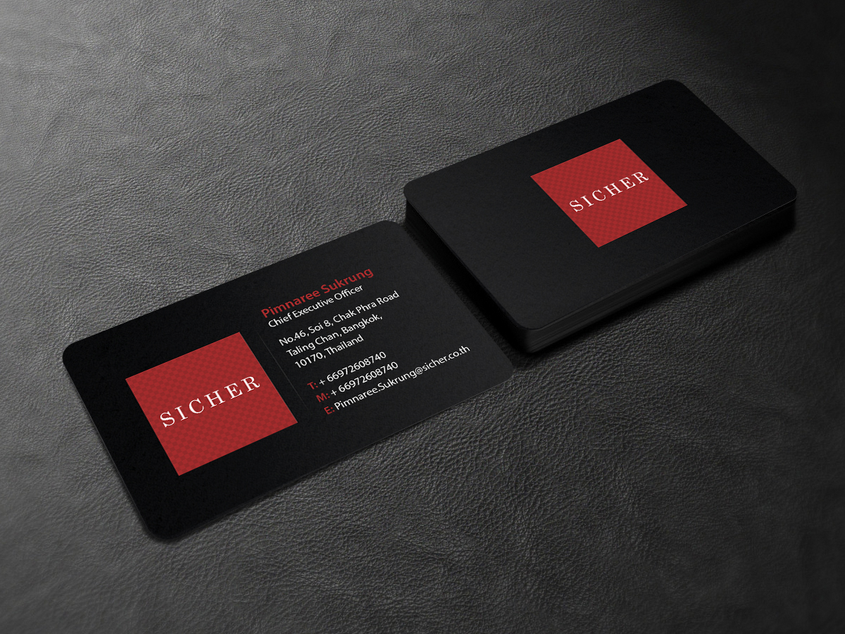 Business Card Design by Creations Box 2015 for Sicher Company Limited | Design #10904476