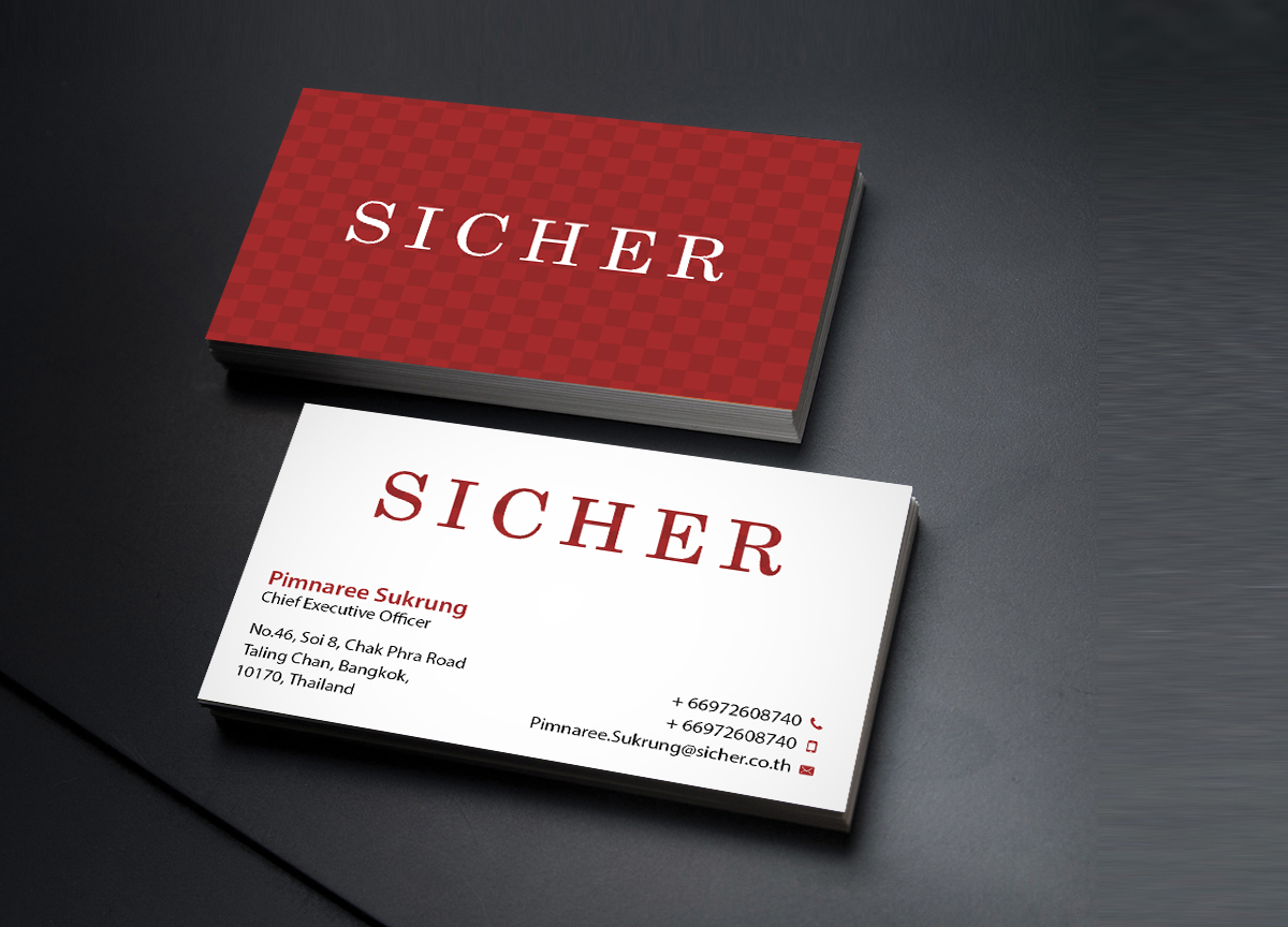 Business Card Design by Creations Box 2015 for Sicher Company Limited | Design #10904478