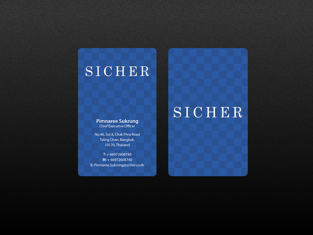 Business Card Design by Creations Box 2015 for Sicher Company Limited | Design #10904482