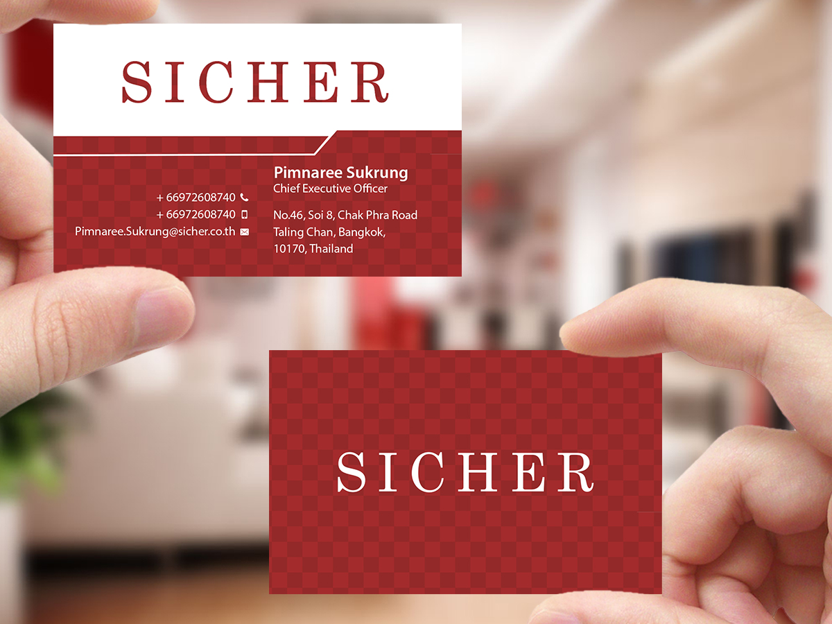Business Card Design by Creations Box 2015 for Sicher Company Limited | Design #10904496