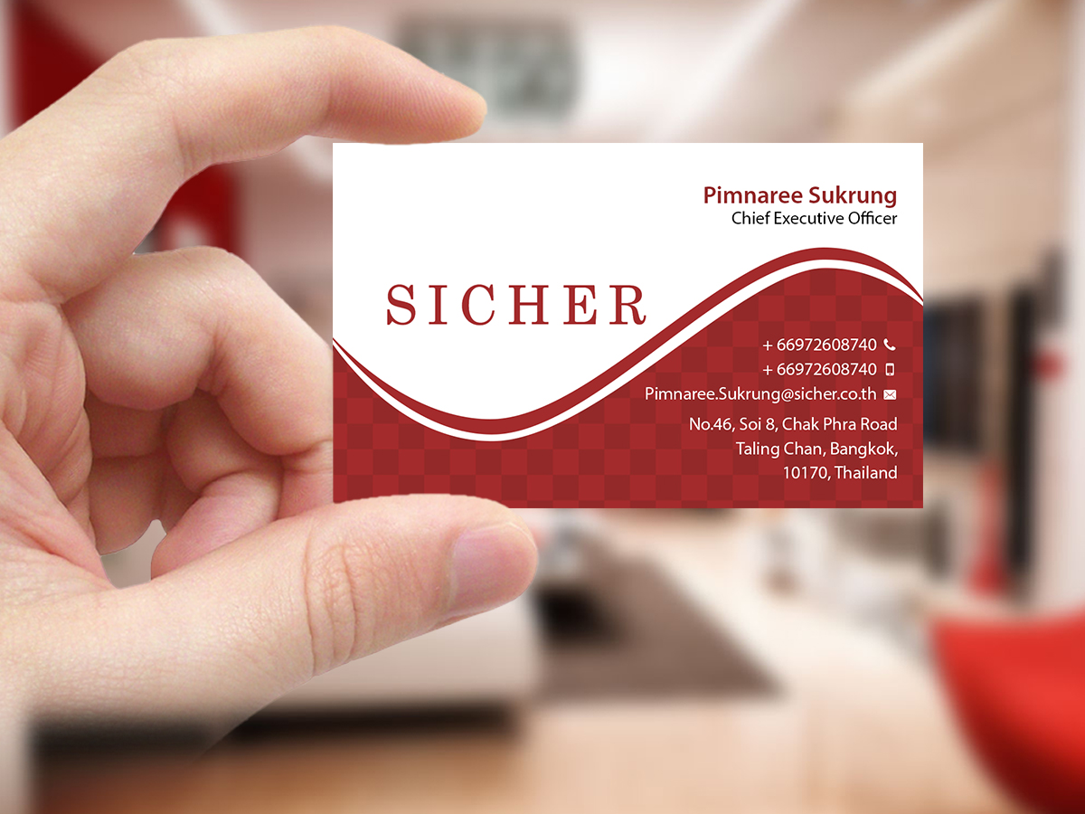 Business Card Design by Creations Box 2015 for Sicher Company Limited | Design #10904501